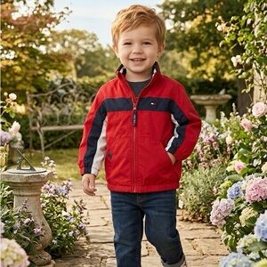 Tommy Hilfiger Unisex Reversible Toddler Colorblock Jacket